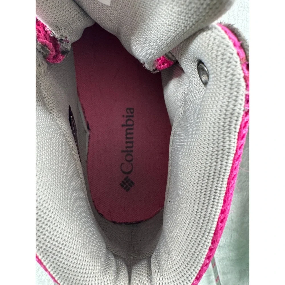 Columbia Access Point Hiking Boots Womens 5 Pink Multi Waterproof Techlite Shoes